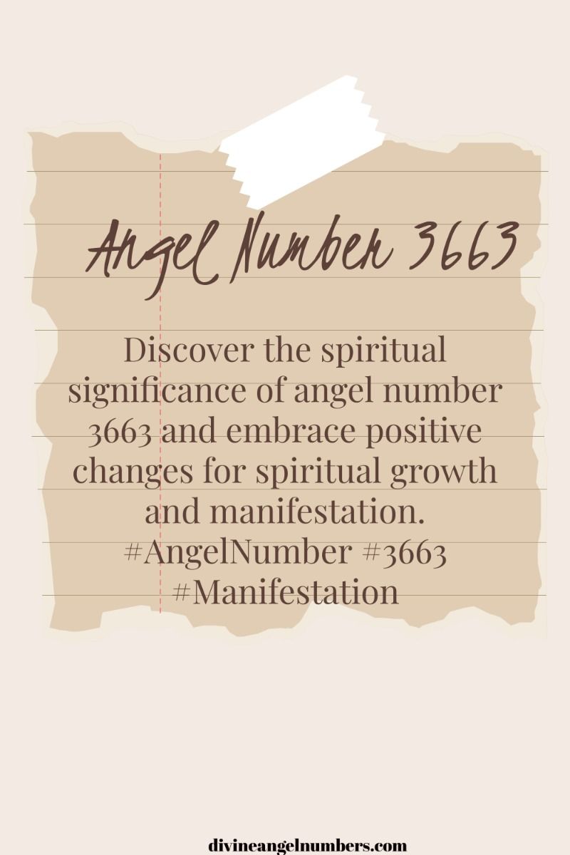 3663 Angel Number Meaning: How Angels Guide Your Path to Personal Growth