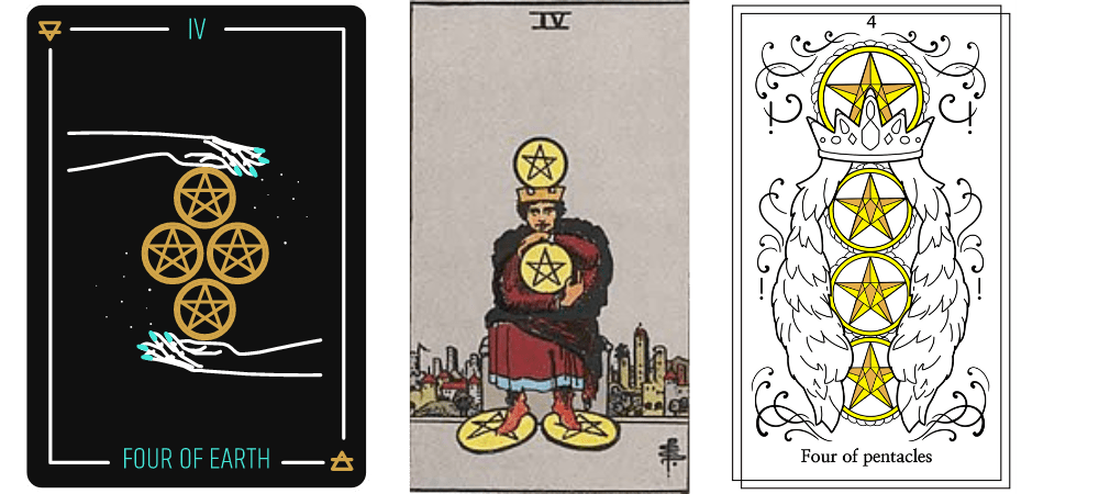 Understanding the Four of Pentacles Tarot Card: Stability, Control, and Wealth