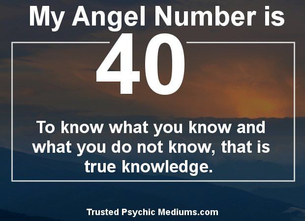 What Does Angel Number 40 Mean? Discover Its Symbolism and Significance