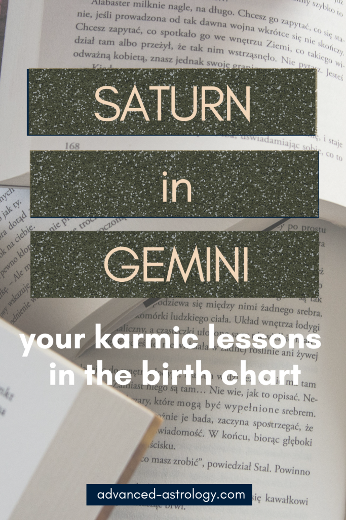 Is Your Saturn in Gemini?  Love, Career & Personality Insights