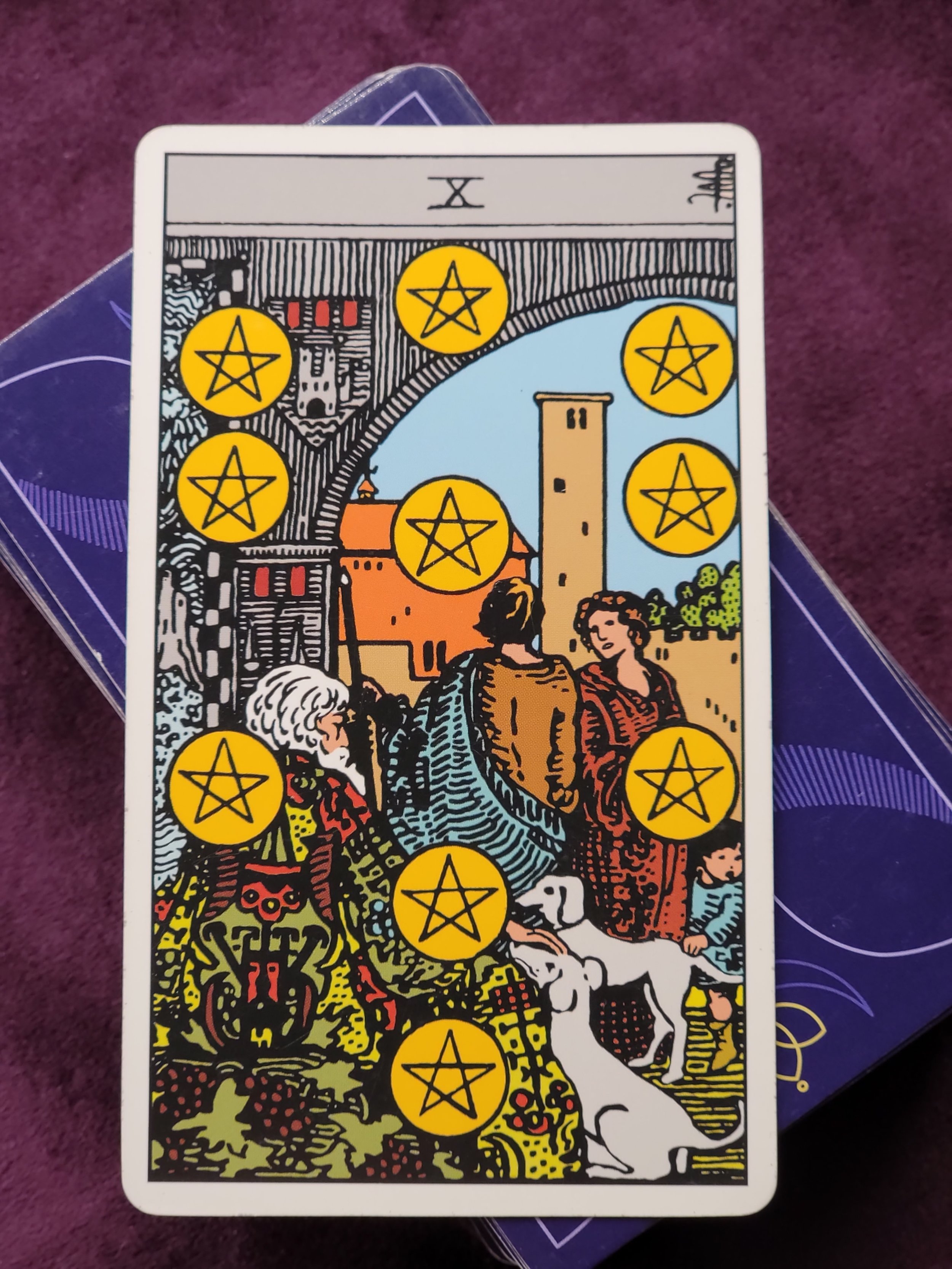 10 of Pentacles Tarot Card Meaning: Prosperity, Security, and Family Stability