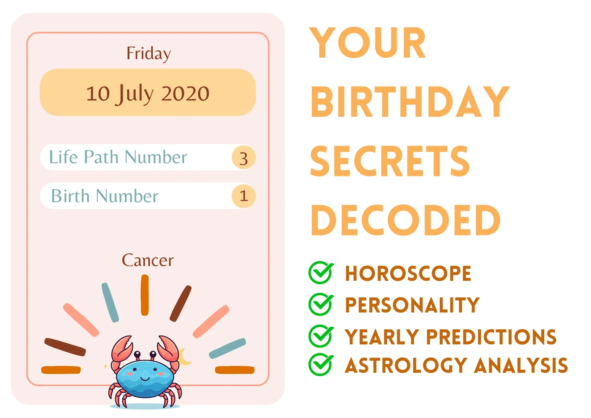 Horoscope for July 10 Birthday: Cancer Traits and Personality Insights