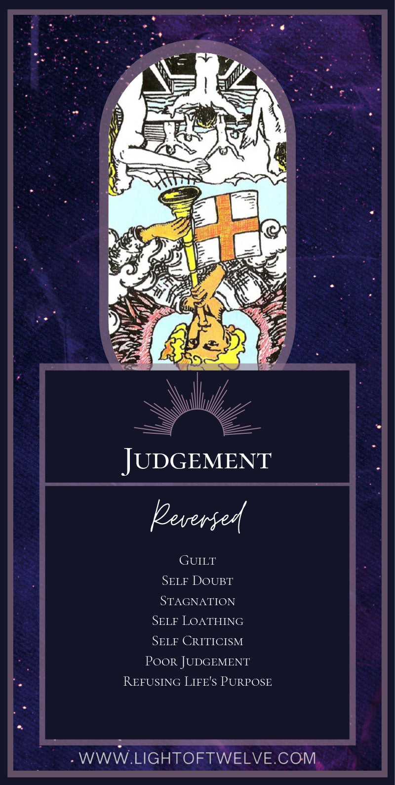 Tarot Judgement Reversed: Understanding Self-Doubt and Hesitation in the Cards