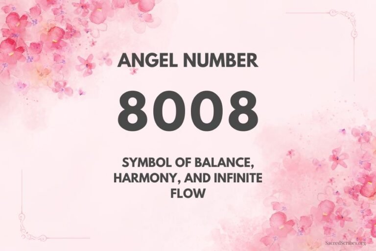 Angel Number 8008: A Divine Message of Prosperity and Honor