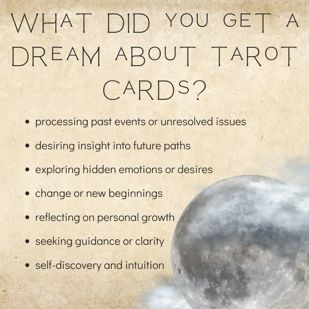 How Dreaming of Tarot Cards Reveals Hidden Insights About Your Life