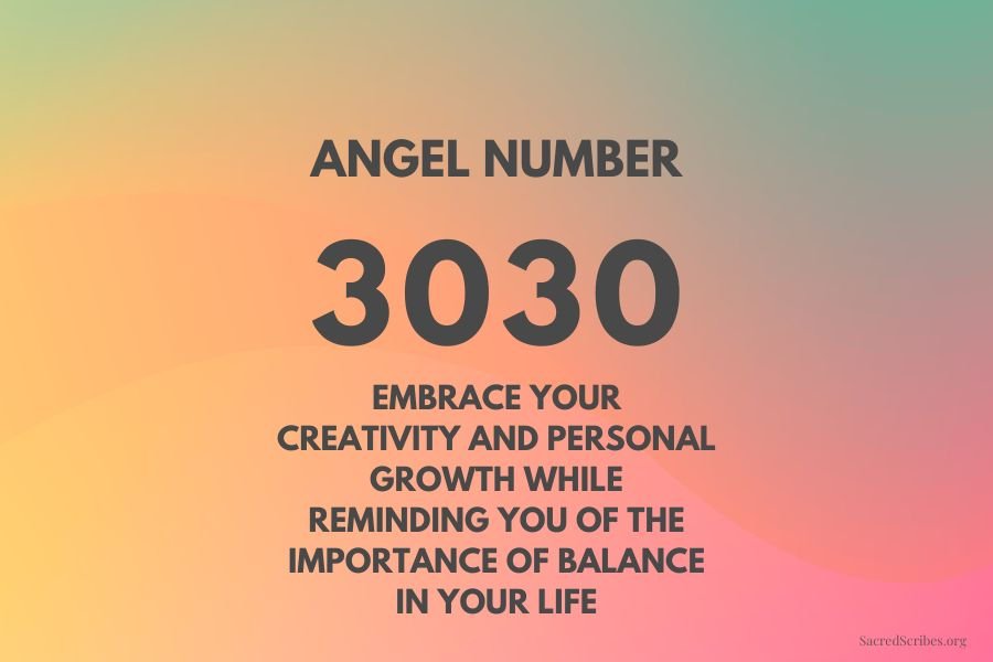 What Does Angel Number 3030 Mean? Unlock Its Spiritual and Love Significance