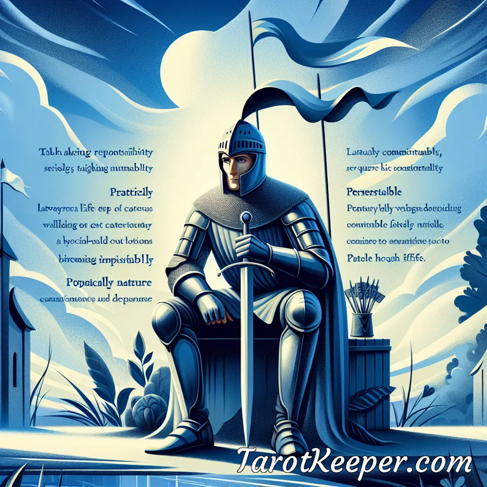 Understanding the Knight of Pentacles Tarot: Responsibility, Persistence & Ambition