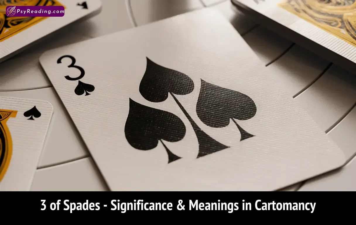 3 of Spades Tarot Interpretation: Exploring Heartbreak, Conflict, and Personal Growth