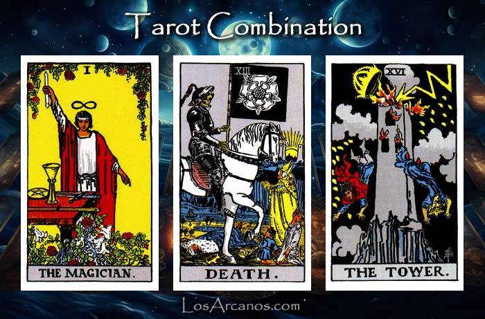 The Meaning of The Tower and Magician Tarot Cards Together: A Powerful Transformation