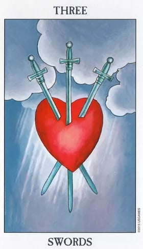 Tough Love Tarot: Interpreting the 3 of Swords as Advice