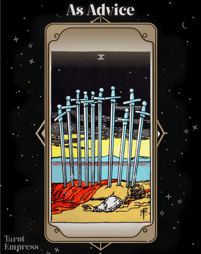 10 of Swords Advice: Simple Tips for Tough Times