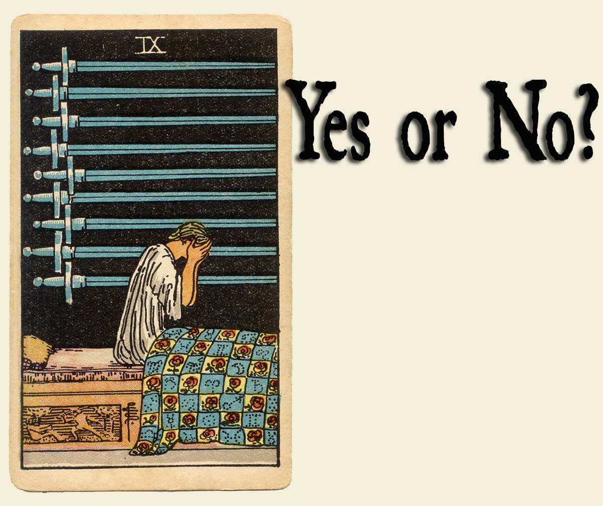 Yes or No? Understanding the Nine of Swords Tarot Card