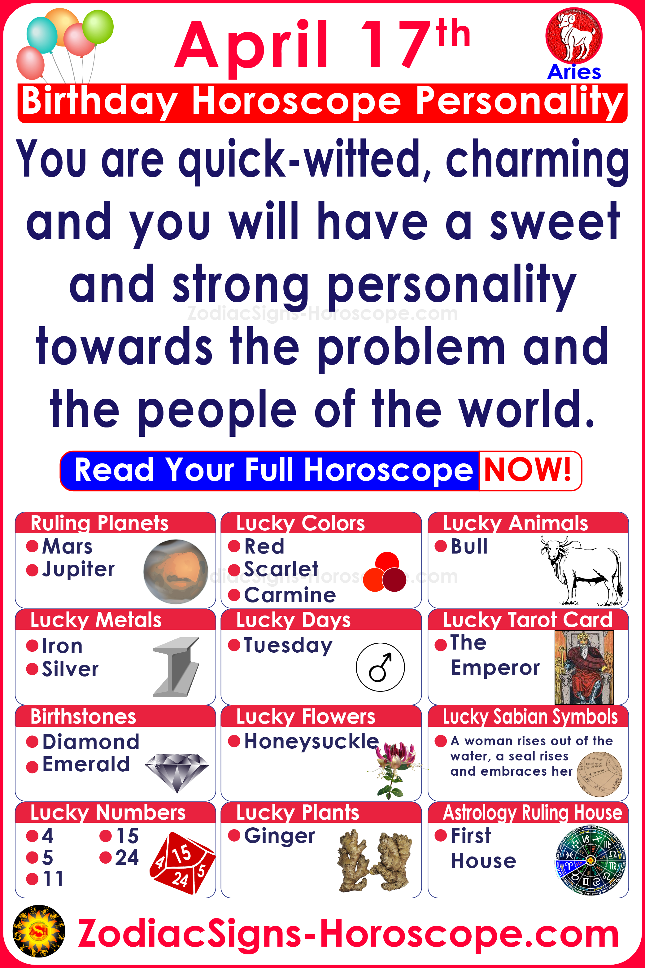 Discover Your Personality: In-depth April 17 Birthday Horoscope