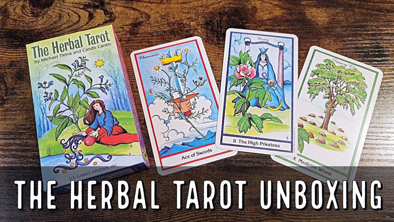 Herbal Tarot Cards Deck: Unboxing and First Impressions