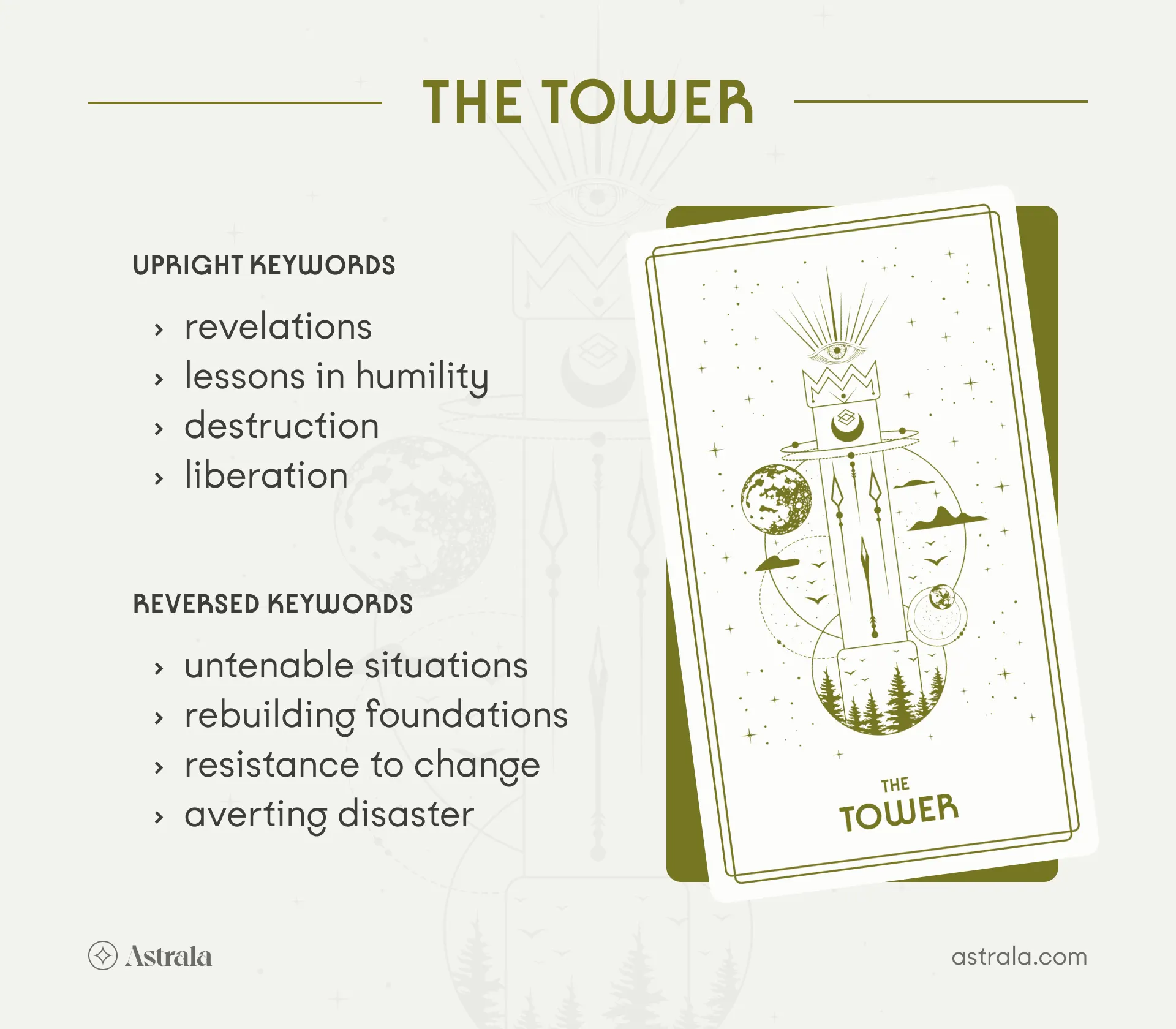 Birth Tarot Card 16: The Tower (What Does It Mean for You?)