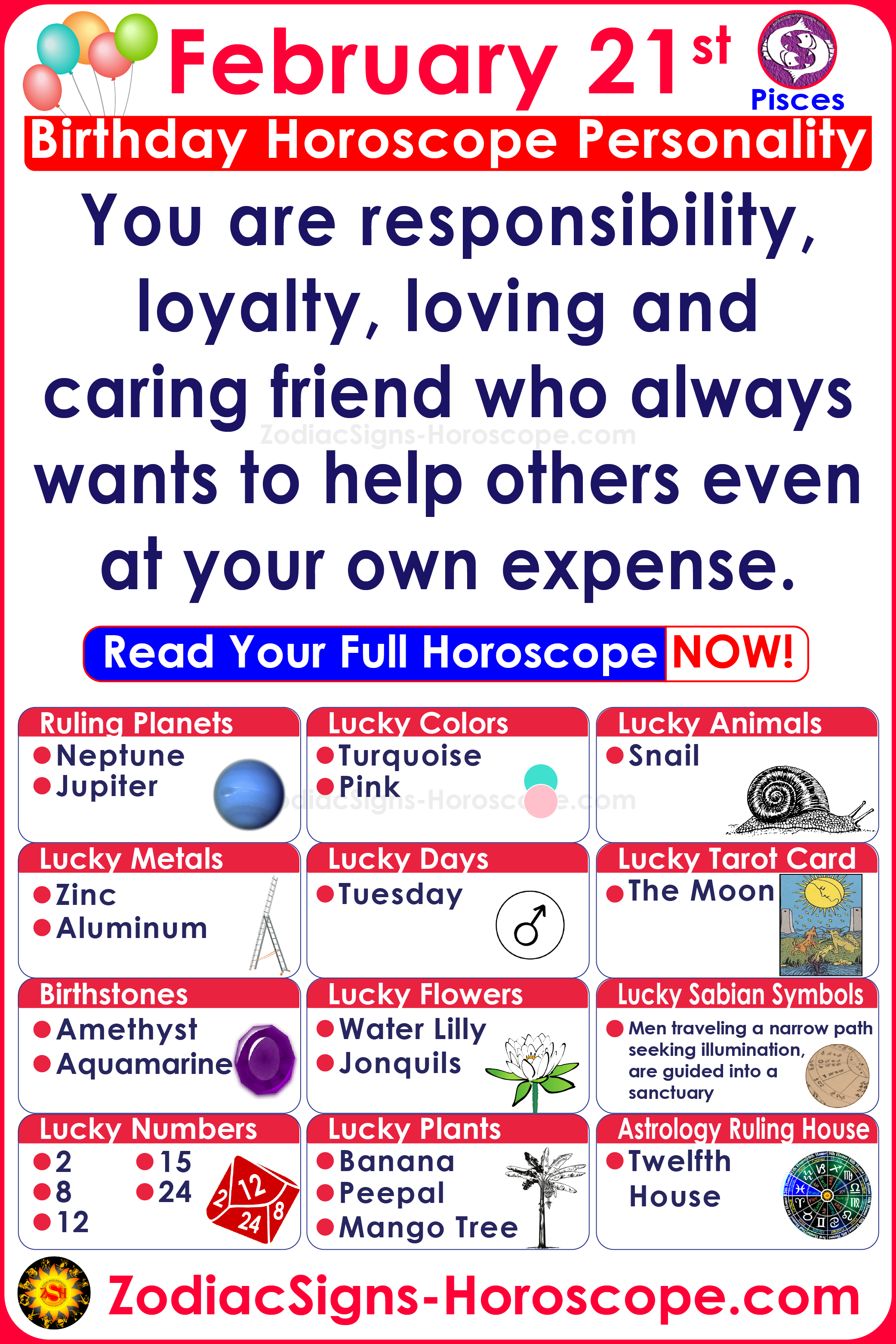 February 21 Birthday Horoscope: What Your Zodiac Sign Says About You