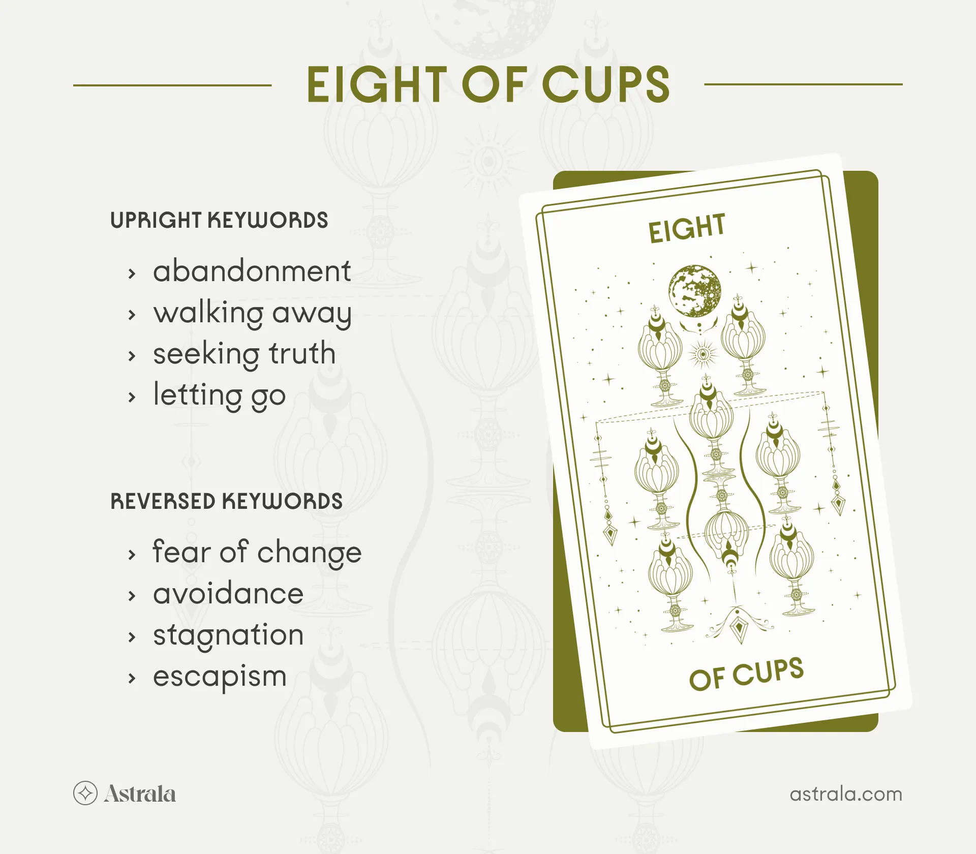 When the 8 of Cups Shows Up: Exploring Emotional Meanings