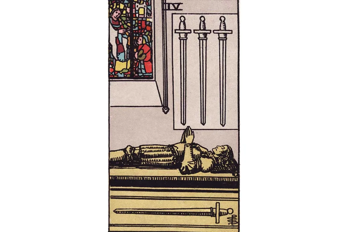 4 of Swords as Advice: Your Sign to Step Back (Easy Tarot Guidance for Avoiding Burnout and Stress)