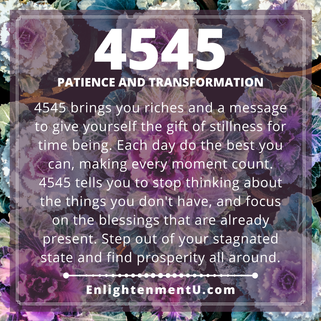 4545 Angel Number Meaning: What It Means For You