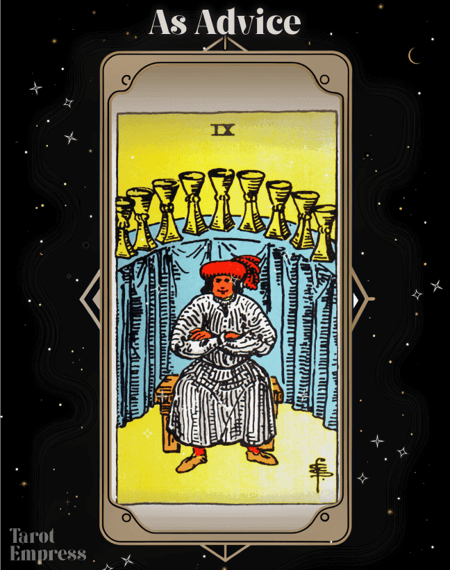 Nine of Cups as Advice: Making Your Dreams Come True